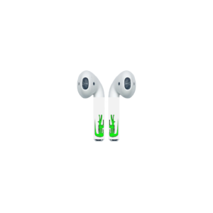 Bright Green Crocodile AirPod Sleeves