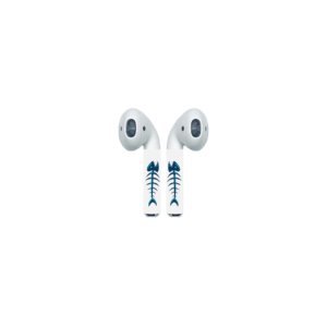 Blue Fish Bones AirPod Sleeves