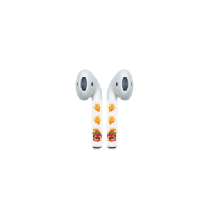 Cheese Burger and Fries on AirPod Colors