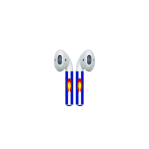 Colorado State Flag on AirPod Colors