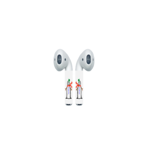 North Pole Snowman on AirPod Colors