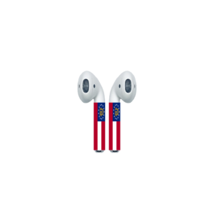 Georgia State Flag on AirPod Colors