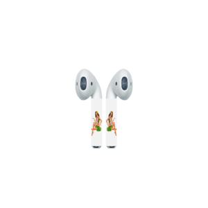 Hula Girl on AirPod Colors
