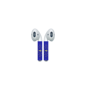 Indiana State Flag on AirPod Colors