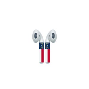 North Carolina State Flag on AirPod Colors