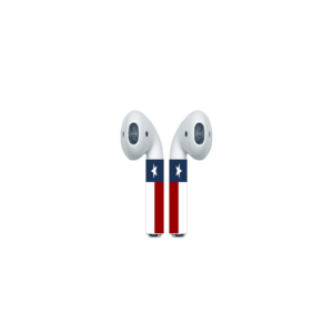 Texas State Flag on AirPod Colors