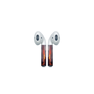 Lava Fire on AirPod Colors