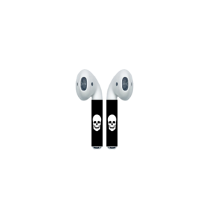 White Skull on AirPod Colors