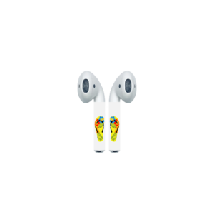 Hibiscus Yellow Flipflops AirPod Colors